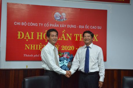 Đ/c Dương Hải Hà giữ chức Bí thư Chi bộ Xây dựng – Địa ốc Cao su